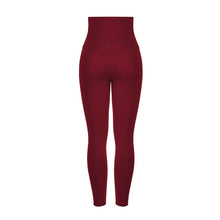 Load image into Gallery viewer, Majestic Waist Cinching Leggings in Burgundy