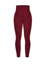 Load image into Gallery viewer, Majestic Waist Cinching Leggings in Burgundy