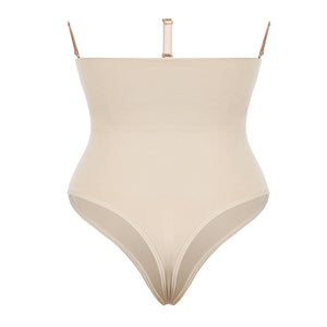 Majestic Firming Core Shaper Thong in Almond