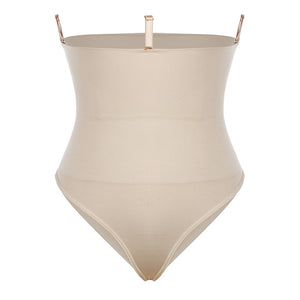 Majestic Firming Core Shaper Thong in Almond